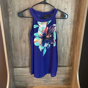 Gorgeous floral Cynthia Rowley halter tank